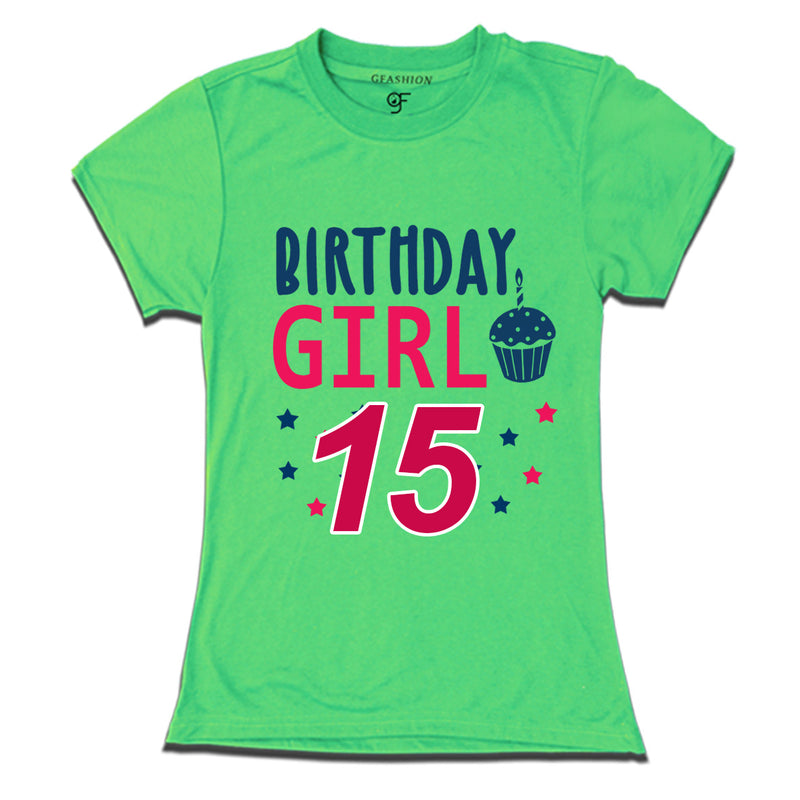 Birthday Girl t shirts for 15th year