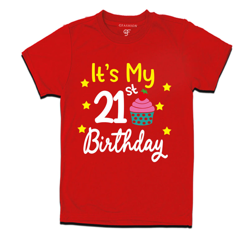 it's my 21st birthday tshirts for boy and girls