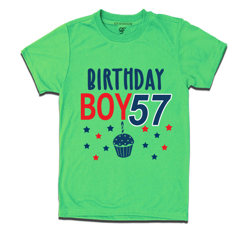 Birthday boy t shirts for 57th year