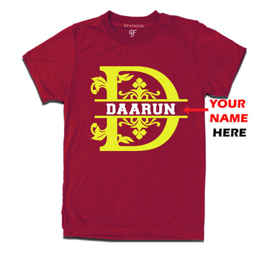 Initial D with name t shirts for kids and adults