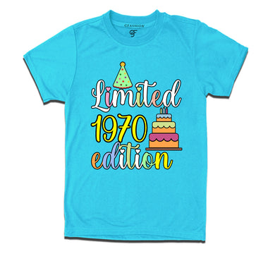 limited 1970 edition birthday t-shirts