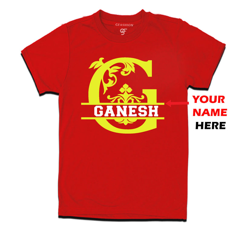 Initial G with name t shirts for kids and adults
