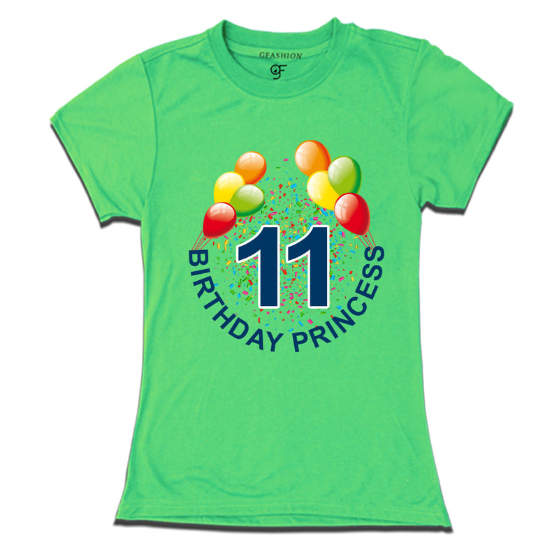 Birthday princess t shirts for 11th birthday