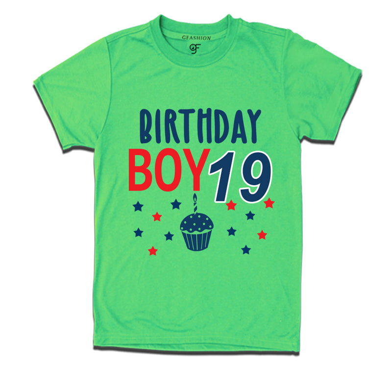 Birthday boy t shirts for 19th year