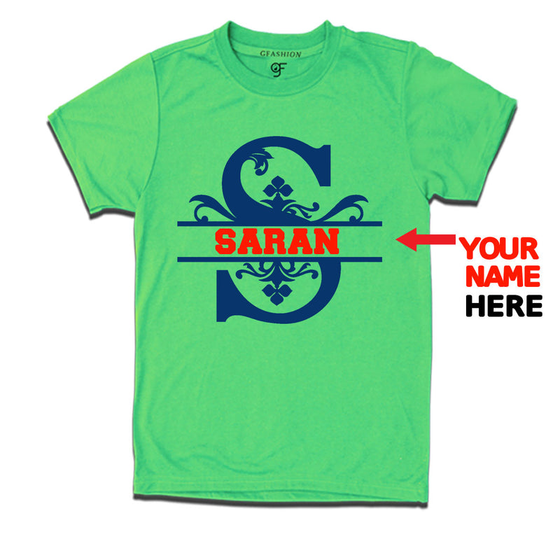 Initial S with name t shirts for kids and adults
