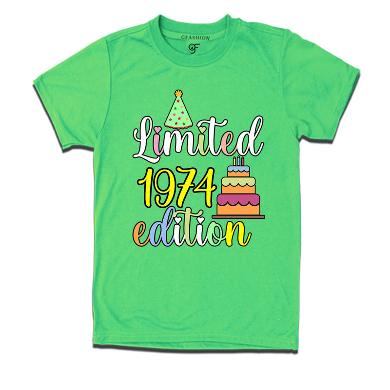 limited 1974 edition birthday t-shirts