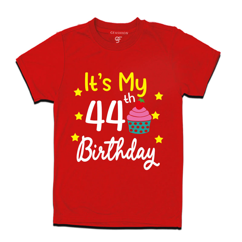 it's my 44th birthday tshirts for men's and women's