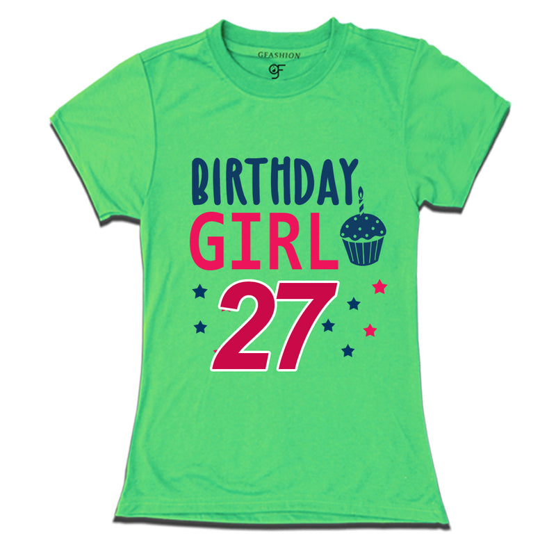 Birthday Girl t shirts for 27th year