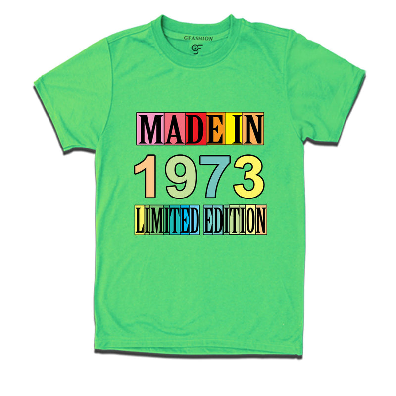 Made in 1973 Limited Edition t shirts