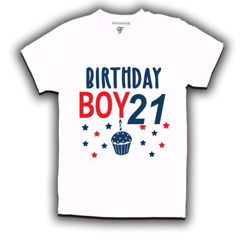 Birthday boy t shirts for 21st year