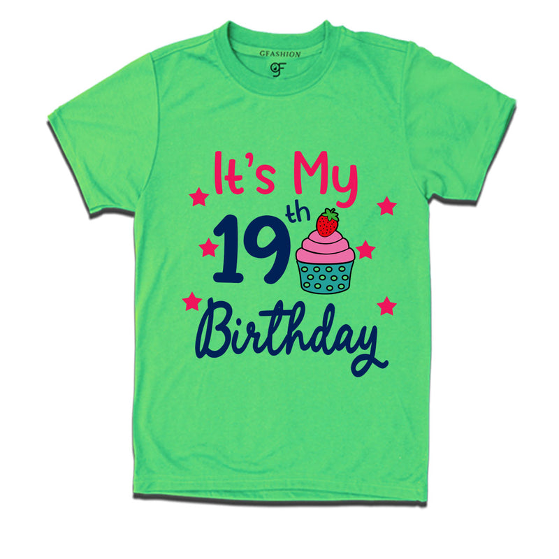 it's my 19th birthday tshirts for boy and girls