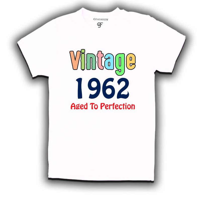 vintage 1962 aged to perfection t-shirts