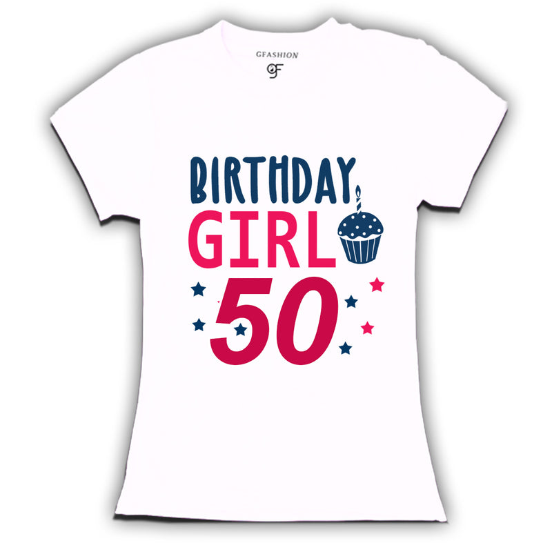 Birthday Girl t shirts for 50th year