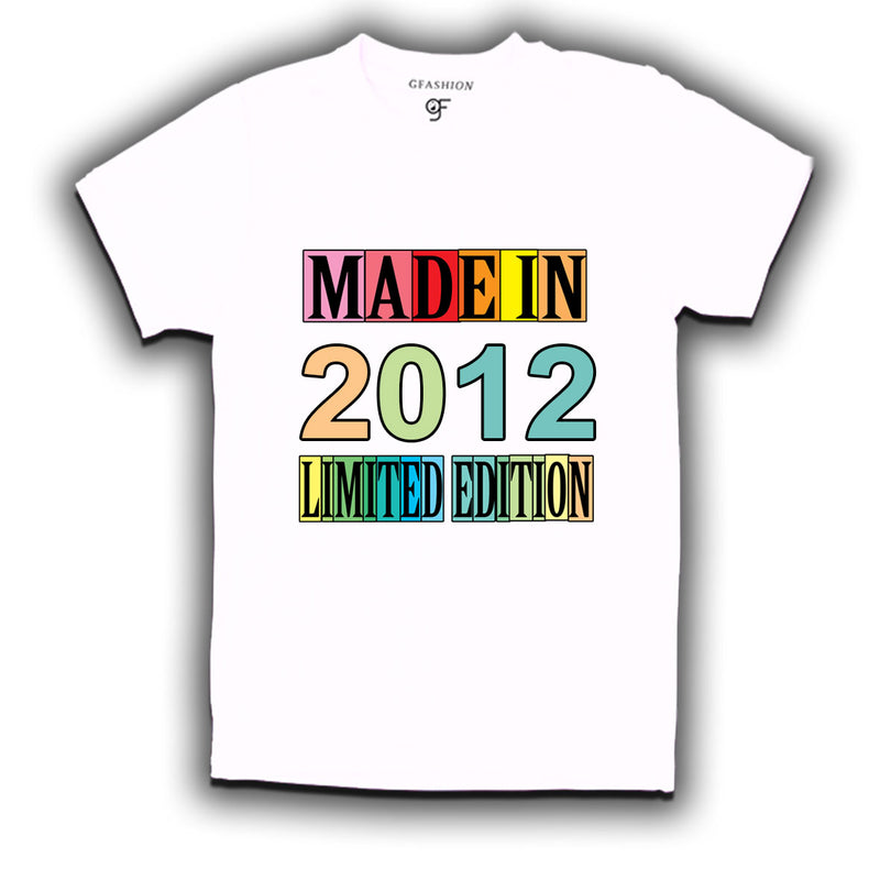 Made in 2012 Limited Edition t shirts