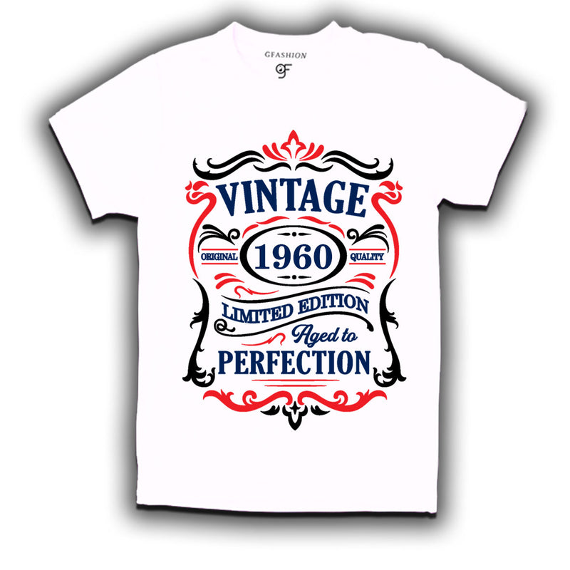 vintage 1960 original quality limited edition aged to perfection t-shirt