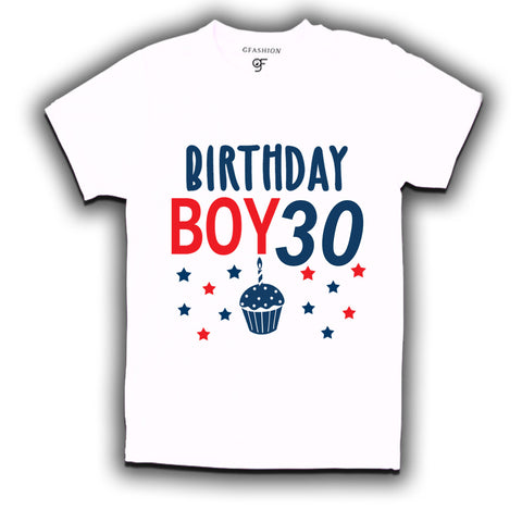 Birthday boy t shirts for 30th year