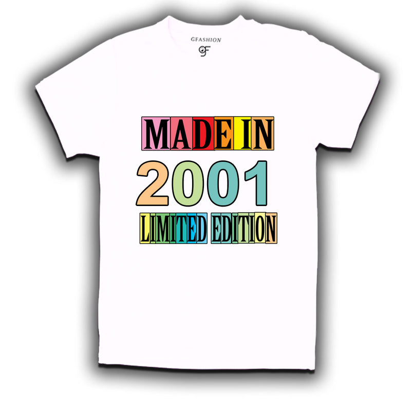 Made in 2001 Limited Edition t shirts