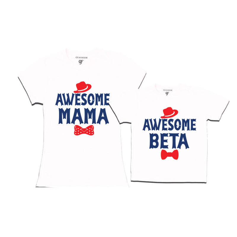AWESOME MAMA AWESOME BETA MATCHING FAMILY T SHIRTS