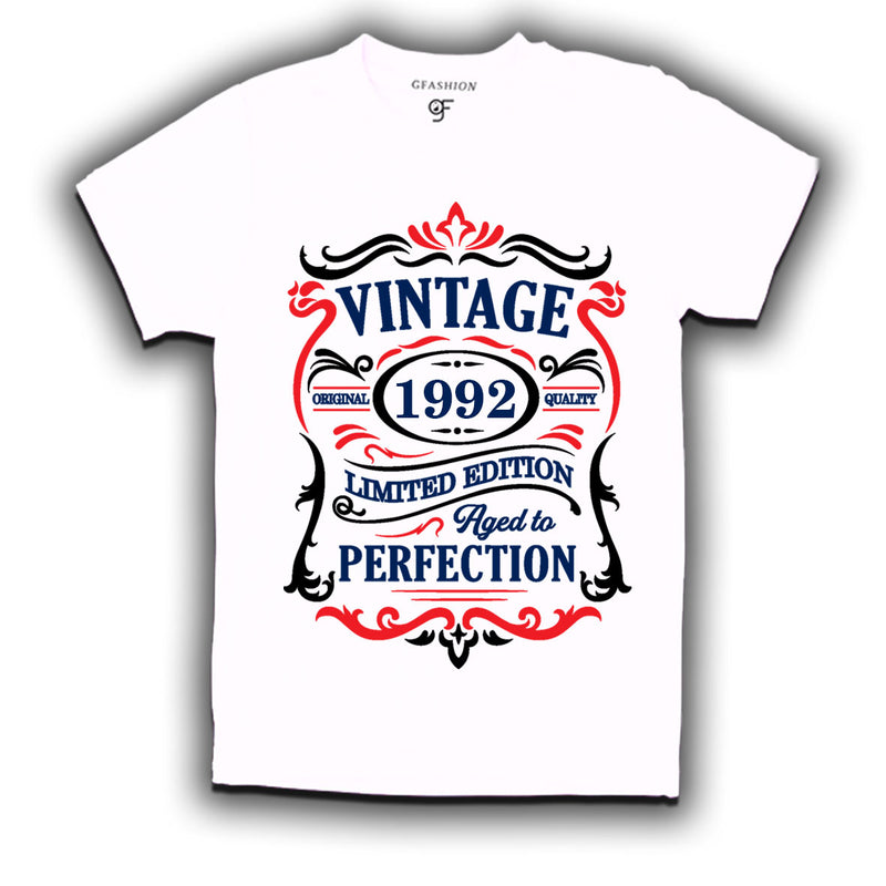 vintage 1992 original quality limited edition aged to perfection t-shirt