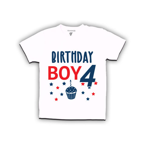 Birthday boy t shirts for 4th year