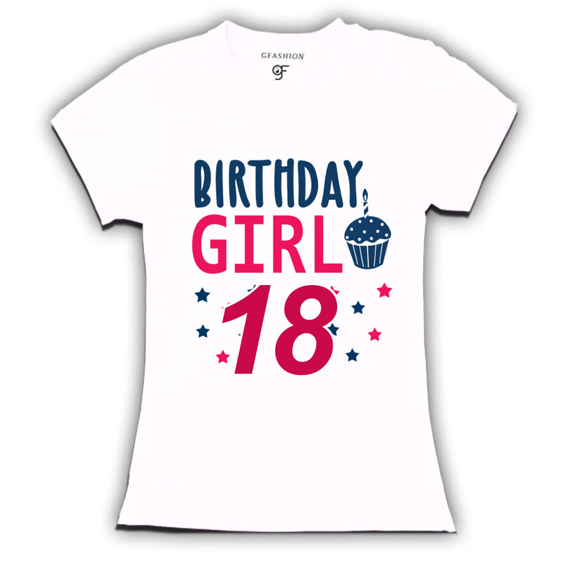 Birthday Girl t shirts for 18th year