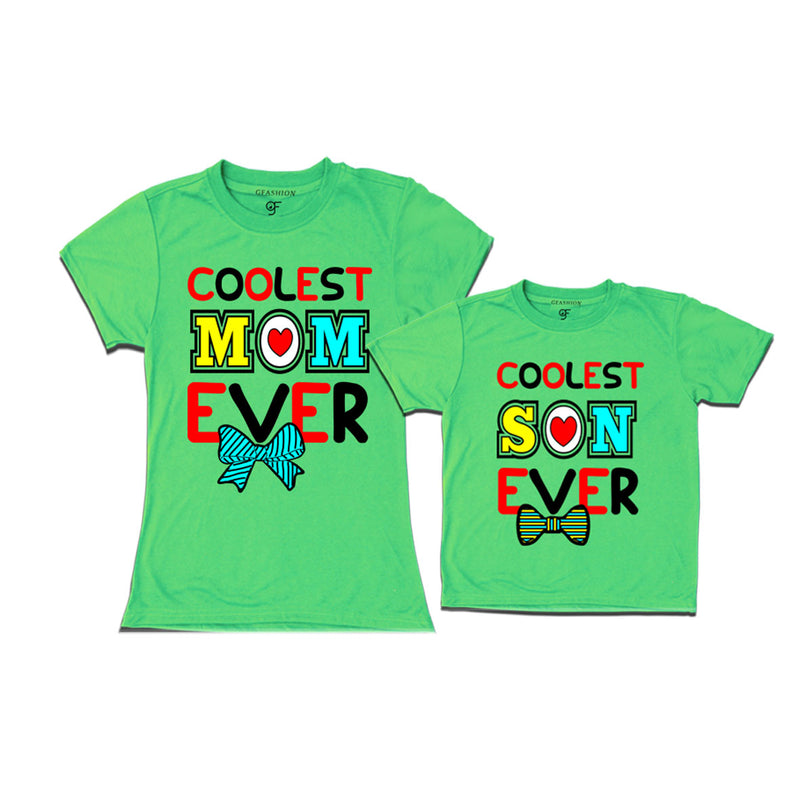 COOLEST MOM SON EVER MATCHING T SHIRTS
