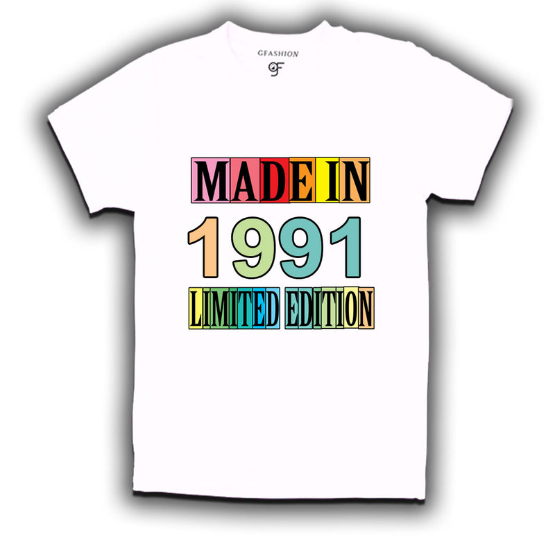 Made in 1991 Limited Edition t shirts