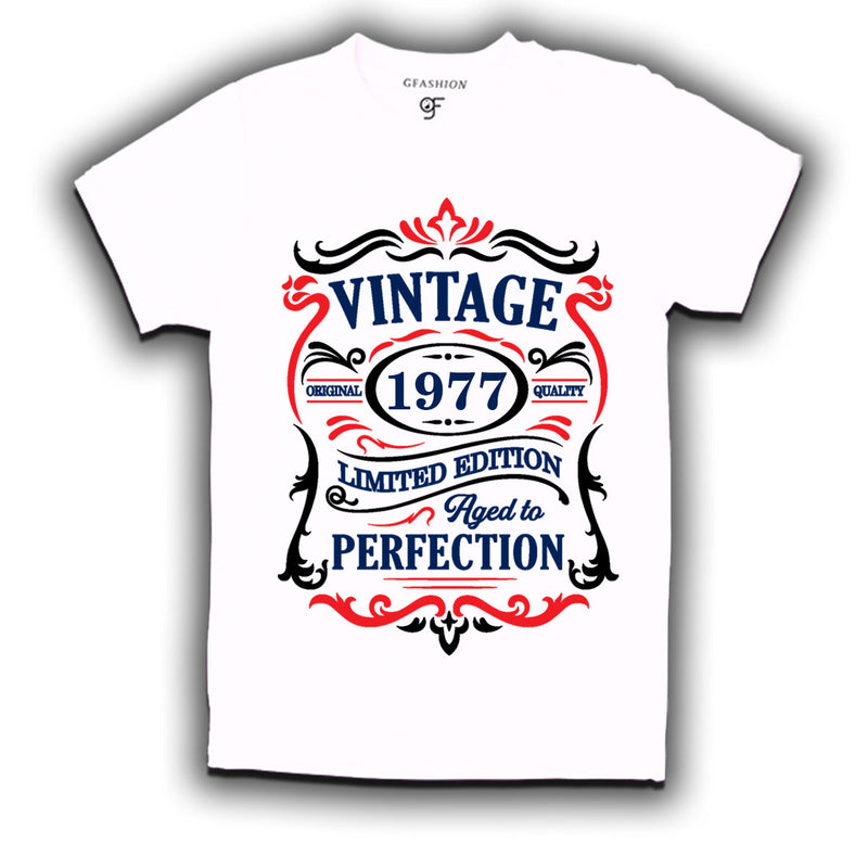 vintage 1977 original quality limited edition aged to perfection t-shirt