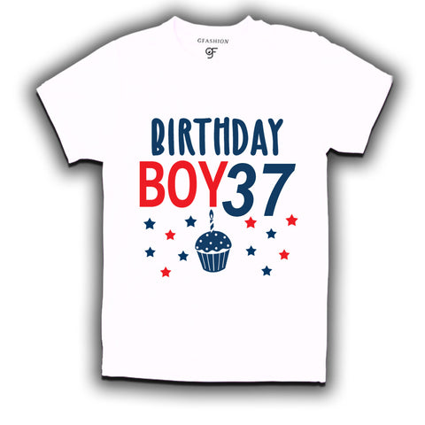 Birthday boy t shirts for 37th year