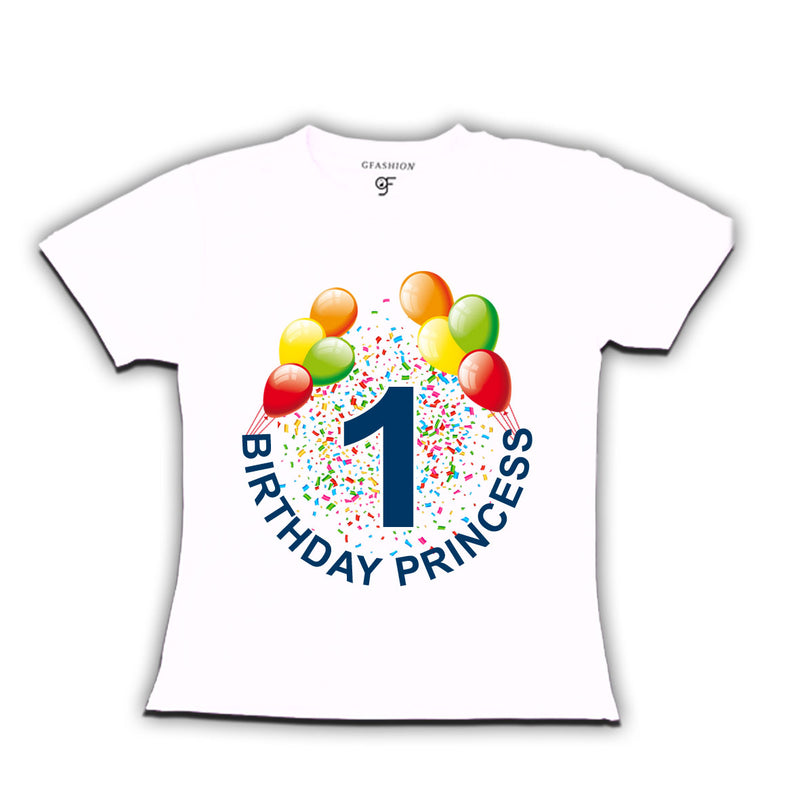 Birthday princess t shirts for 1st birthday