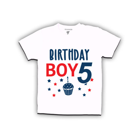 Birthday boy t shirts for 5th year
