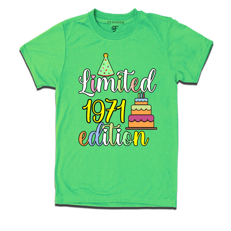 limited 1971 edition birthday t-shirts