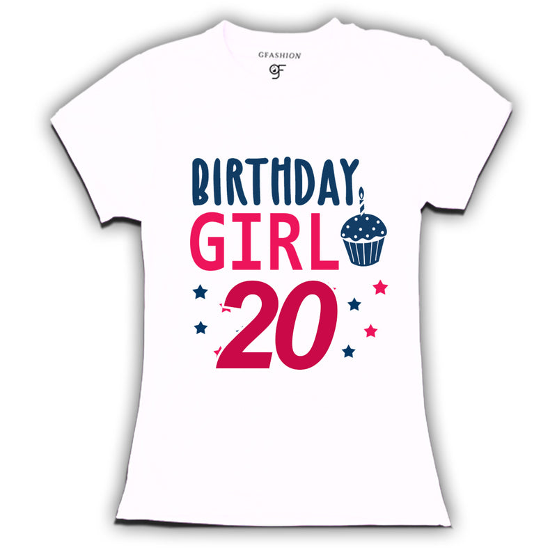 Birthday Girl t shirts for 20th year