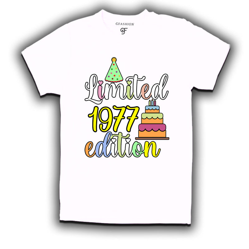 limited 1977 edition birthday t-shirts