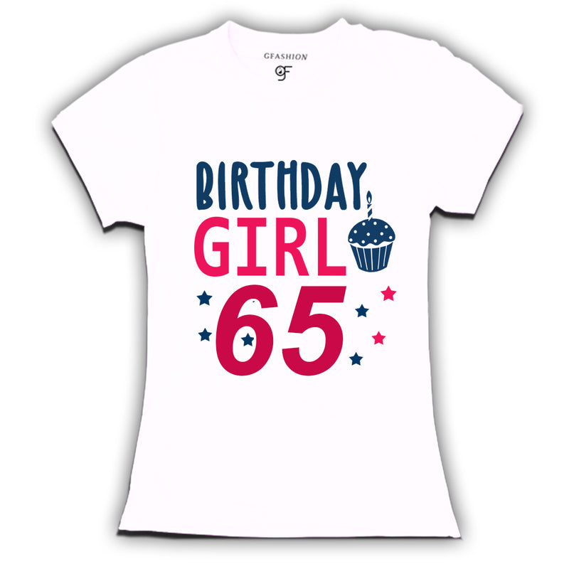 Birthday Girl t shirts for 65th year