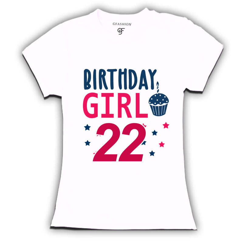 Birthday Girl t shirts for 22nd year