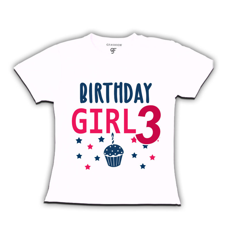 Birthday Girl t shirts for 3rd year