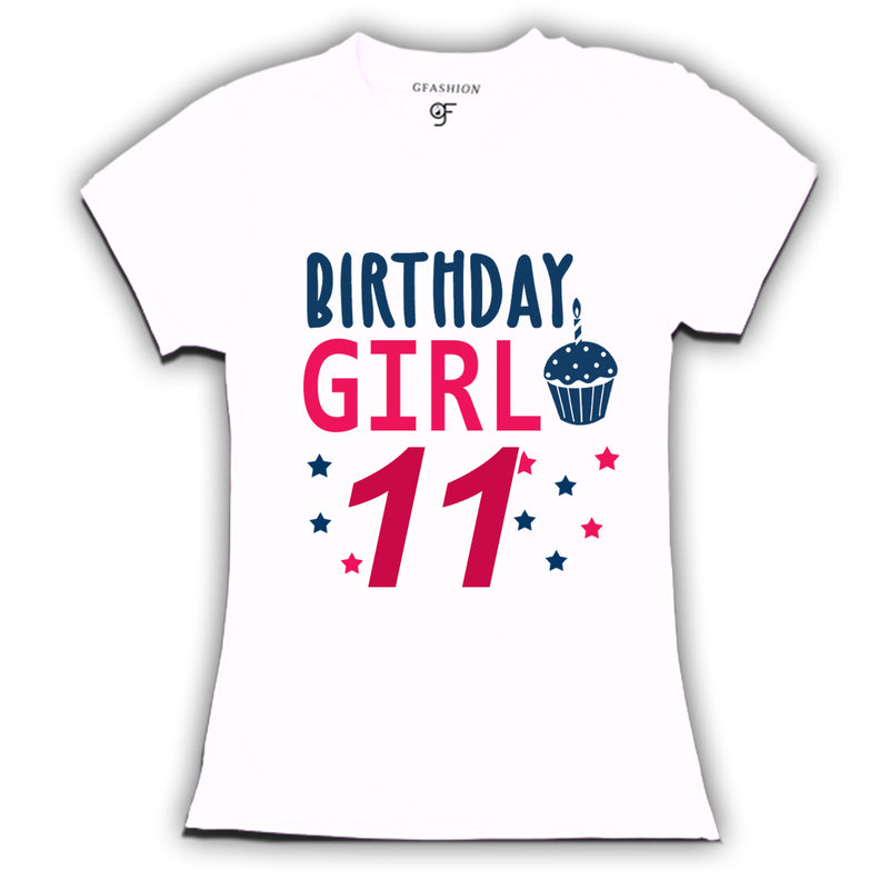 Birthday Girl t shirts for 11th year