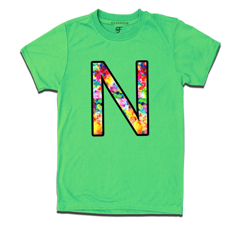 Initial N t shirts for kids and adults