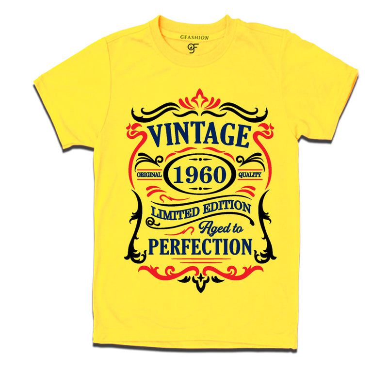 vintage 1960 original quality limited edition aged to perfection t-shirt