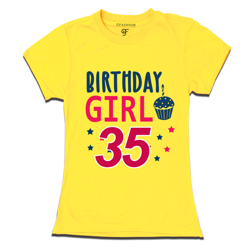 Birthday Girl t shirts for 35th year