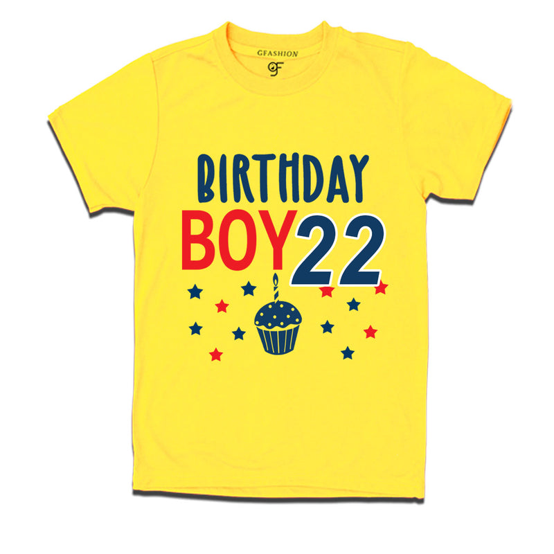 Birthday boy t shirts for 22nd year