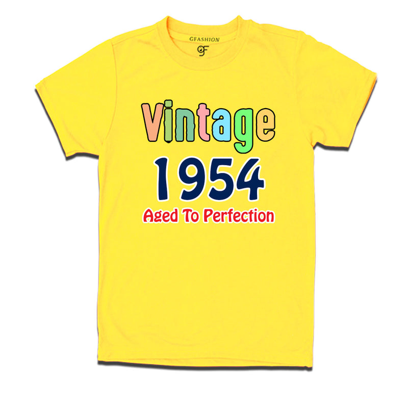 vintage 1954 aged to perfection t-shirts