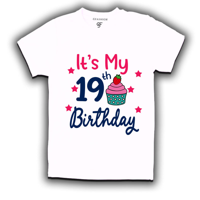 it's my 19th birthday tshirts for boy and girls