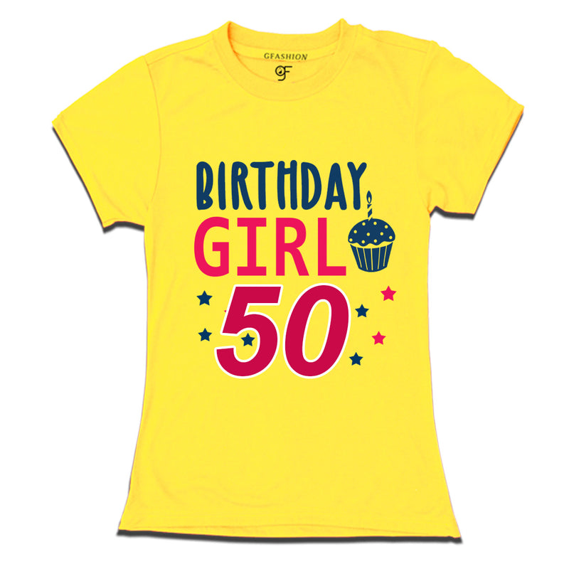 Birthday Girl t shirts for 50th year