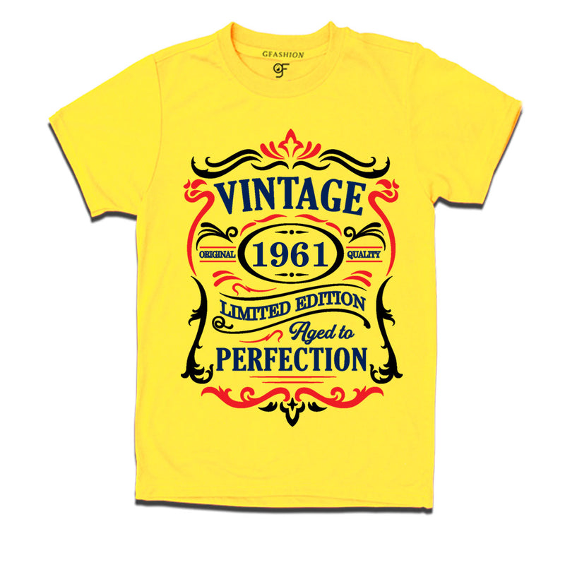 vintage 1961 original quality limited edition aged to perfection t-shirt