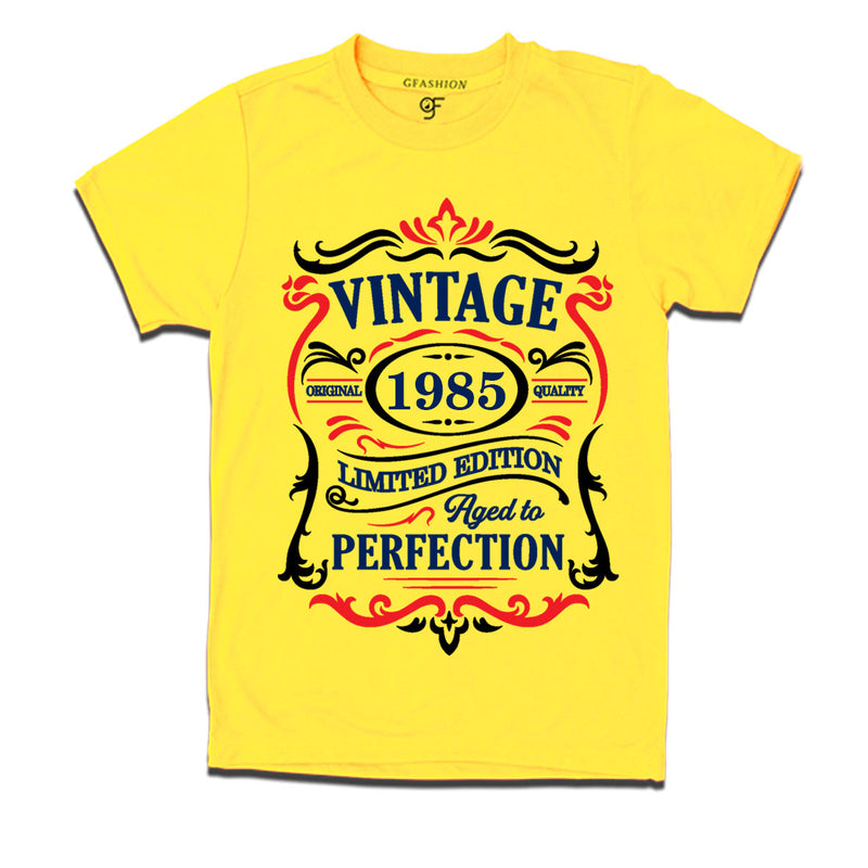 vintage 1985 original quality limited edition aged to perfection t-shirt