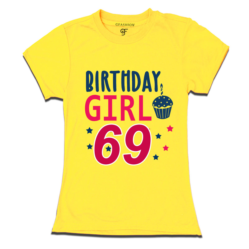 Birthday Girl t shirts for 69th year