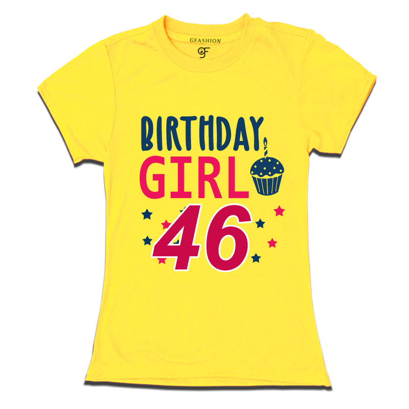 Birthday Girl t shirts for 46th year