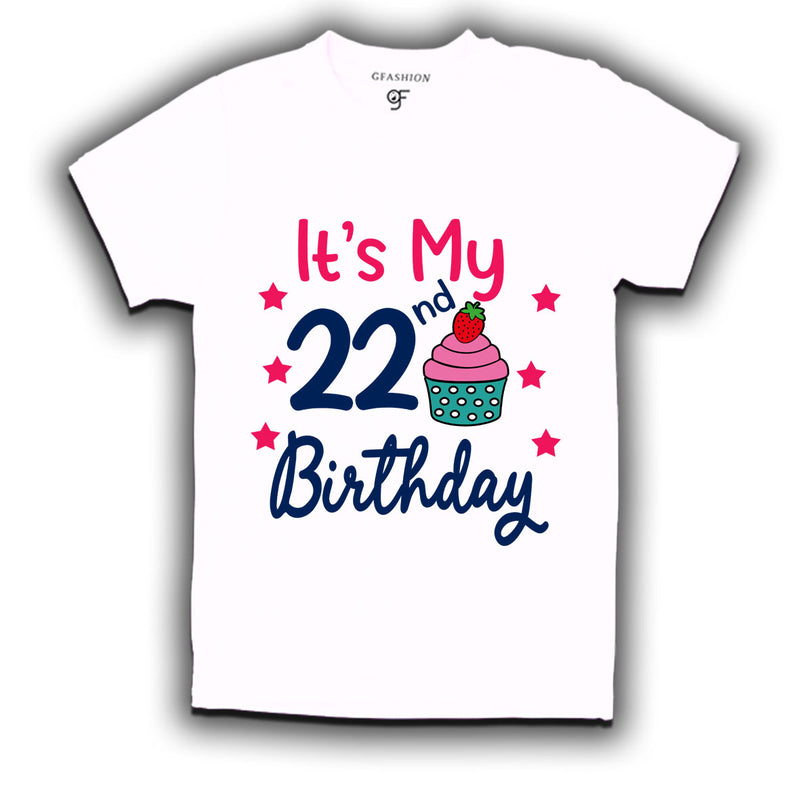 it's my 22nd birthday tshirts for boy and girls